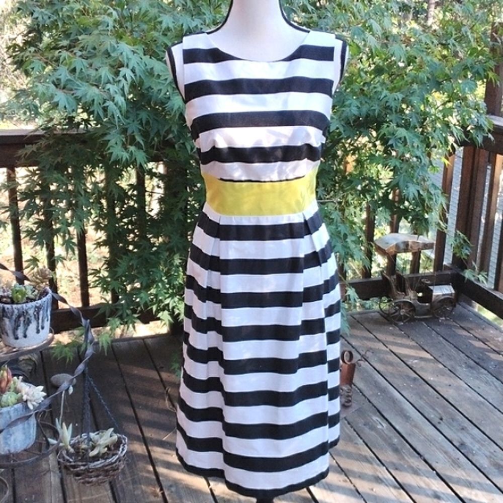 AB Studio Striped Dress